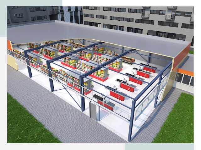 Строительство магазинов в Донской от 608 руб. за м²