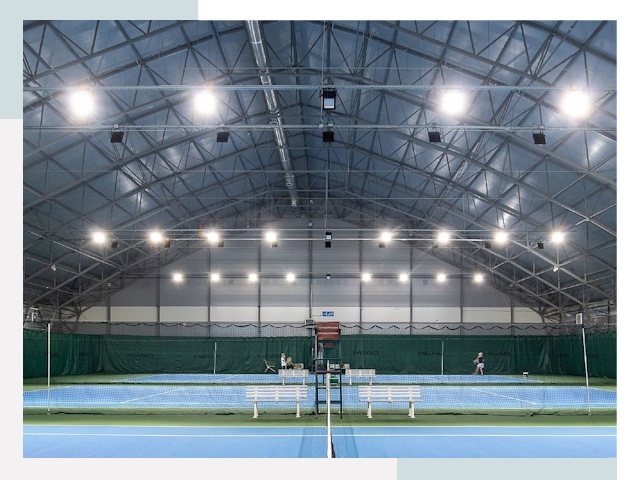 Строительство теннисных кортов в Донской от 608 руб.