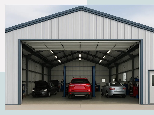 Ангары из сэндвич панелей от 608 руб. в Донской