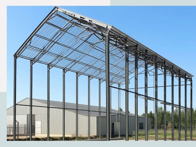 Прямо стенные ангары от СтальСтрой-Днс по цене 608 руб.