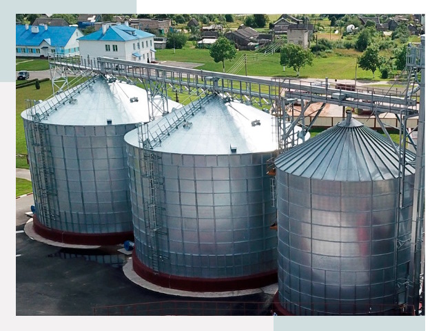 Металлические силосы в донском