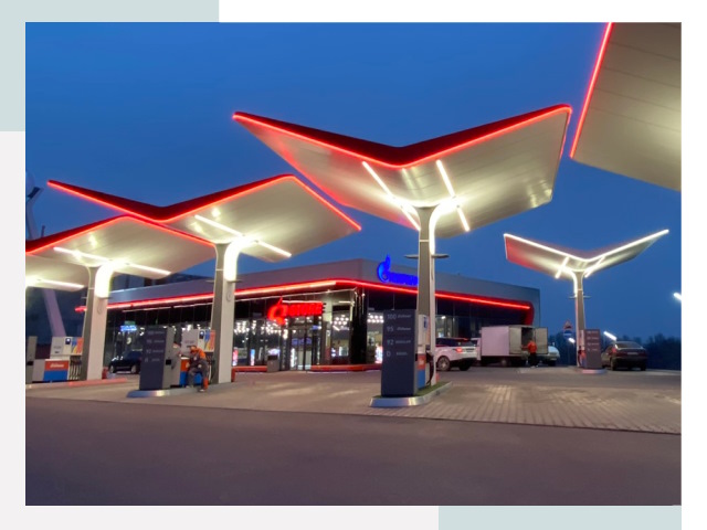 Навесы для АЗС в донском