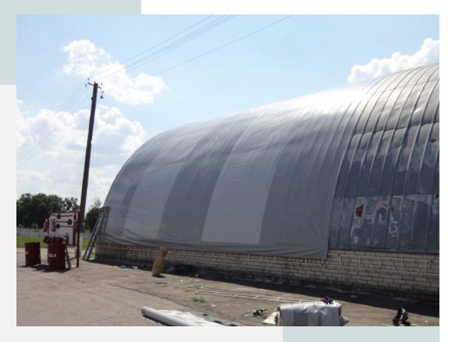 Ремонт ангаров в донском