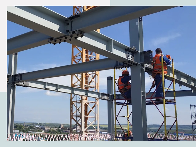 Монтаж металлоконструкций в донском