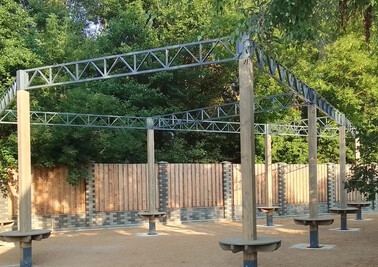 Терраса из металлоконструкций под ключ, проектирование, изготовление и монтаж от СтальСтрой-Днс